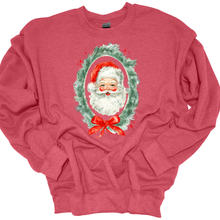 Load image into Gallery viewer, vintage santa wreath

