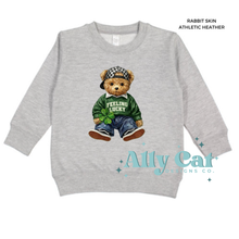 Load image into Gallery viewer, feeling lucky bear infant/toddler/youth tee or crew
