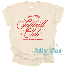 Load image into Gallery viewer, tired moms softball club
