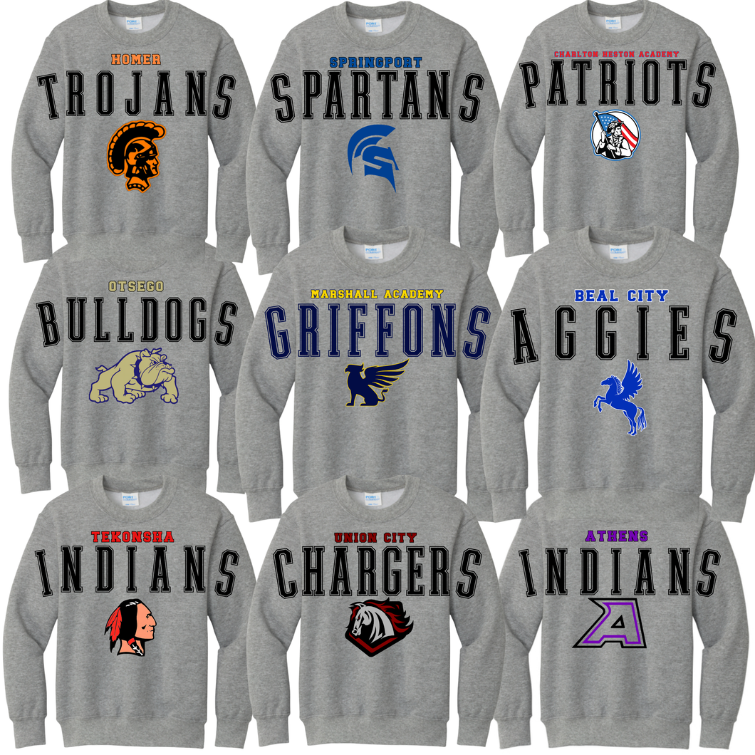 oversized school spirit & mascots (ADULT)