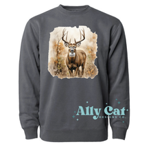 Load image into Gallery viewer, White Tail Buck Painting Crewneck
