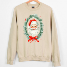 Load image into Gallery viewer, vintage santa wreath
