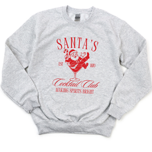 Load image into Gallery viewer, santa&#39;s cocktail club crewneck
