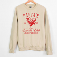 Load image into Gallery viewer, santa&#39;s cocktail club crewneck
