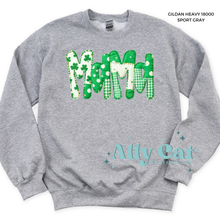 Load image into Gallery viewer, mama st pattys patchwork crew/hoodie
