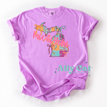Load image into Gallery viewer, neon michigan tee
