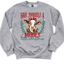 Load image into Gallery viewer, have yourself a mooey little christmas
