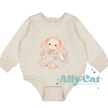 Load image into Gallery viewer, boy/girl vintage bunny Infant/Toddler/YOUTH tee or crew
