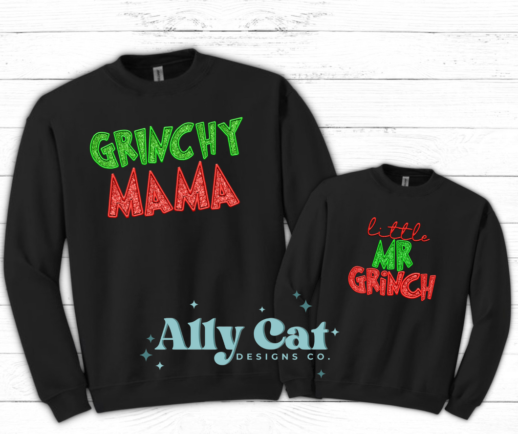 grinchy mama/ little mr