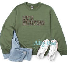 Load image into Gallery viewer, He&#39;s Hunting Camo Print Crewneck

