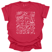 Load image into Gallery viewer, just a girl who loves christmas
