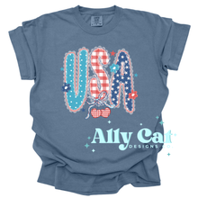 Load image into Gallery viewer, usa lace &amp; cherries 4th of july
