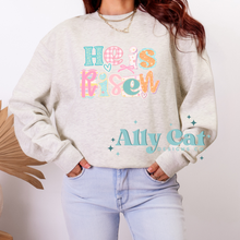 Load image into Gallery viewer, he is risen crew/hoodie
