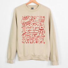 Load image into Gallery viewer, just a girl who loves christmas crewneck
