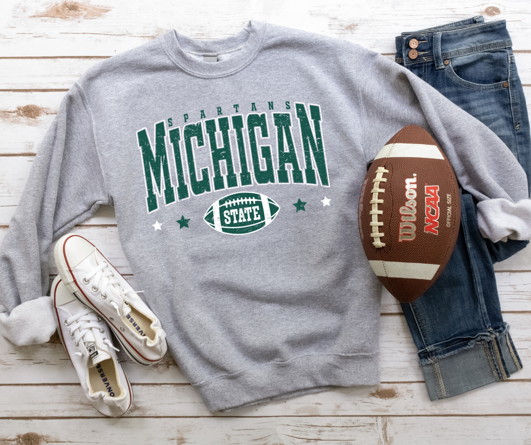 Michigan State Spartans Football Tee/Crewneck/Hoodie