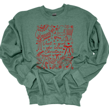 Load image into Gallery viewer, just a girl who loves christmas crewneck
