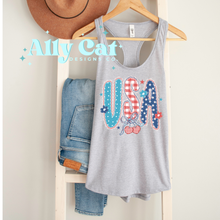 Load image into Gallery viewer, usa lace &amp; cherries 4th of july
