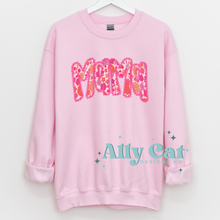 Load image into Gallery viewer, spring floral Mama Crew/Hoodie
