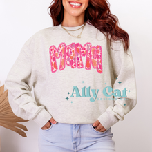 Load image into Gallery viewer, spring floral Mama Crew/Hoodie
