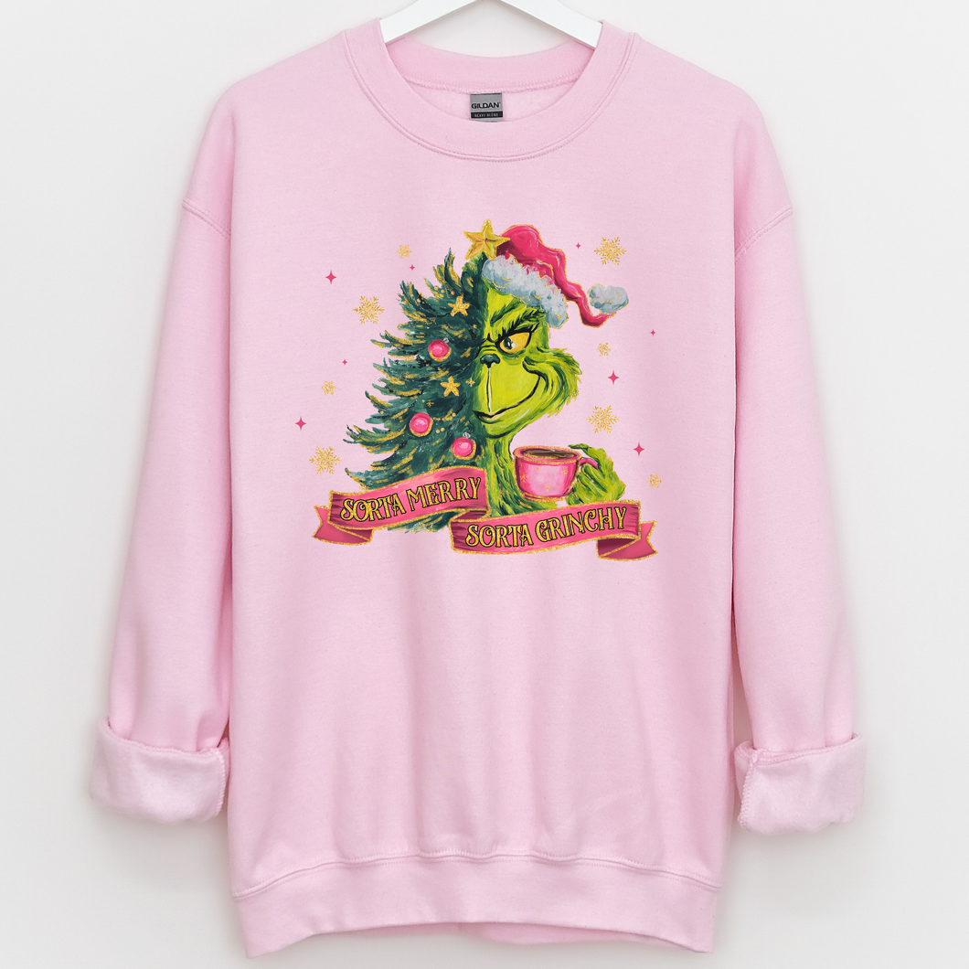 sorta merry, sorta grinchy