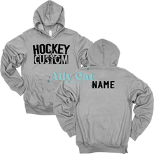 Load image into Gallery viewer, custom hockey crewneck/hoodie Youth &amp; Adult
