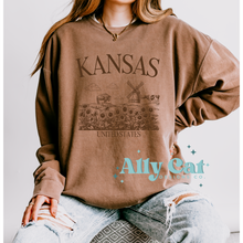 Load image into Gallery viewer, Kansas State Vintage Tee/Long Sleeve/Crew
