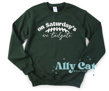 Load image into Gallery viewer, on saturdays we tailgate crewneck
