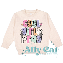 Load image into Gallery viewer, cool girls pray crew Toddler/Youth/Adult
