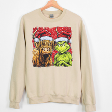 Load image into Gallery viewer, christmas green man cow
