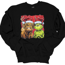 Load image into Gallery viewer, christmas green man cow
