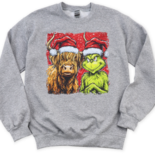 Load image into Gallery viewer, christmas green man cow
