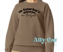 Load image into Gallery viewer, on saturdays we tailgate crewneck
