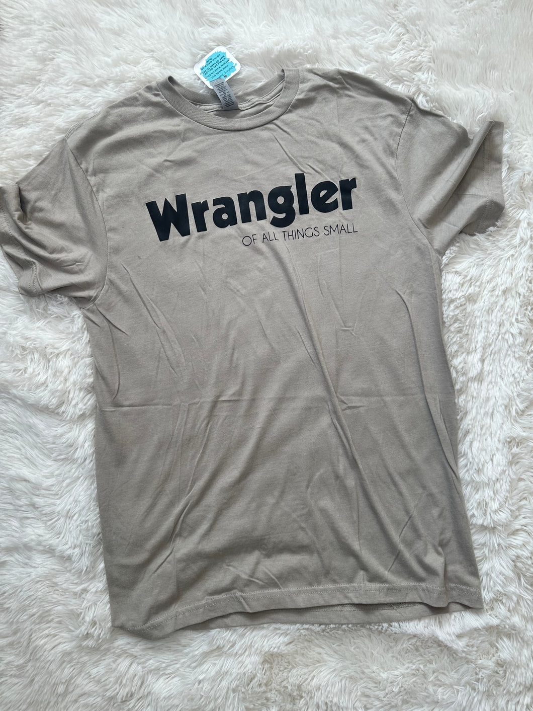 wrangler of all things small tee