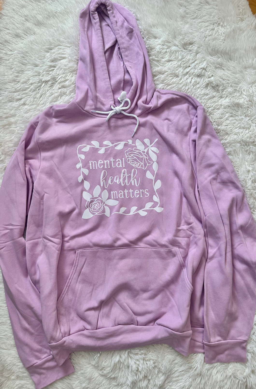 mental health matters hoodies 2XL