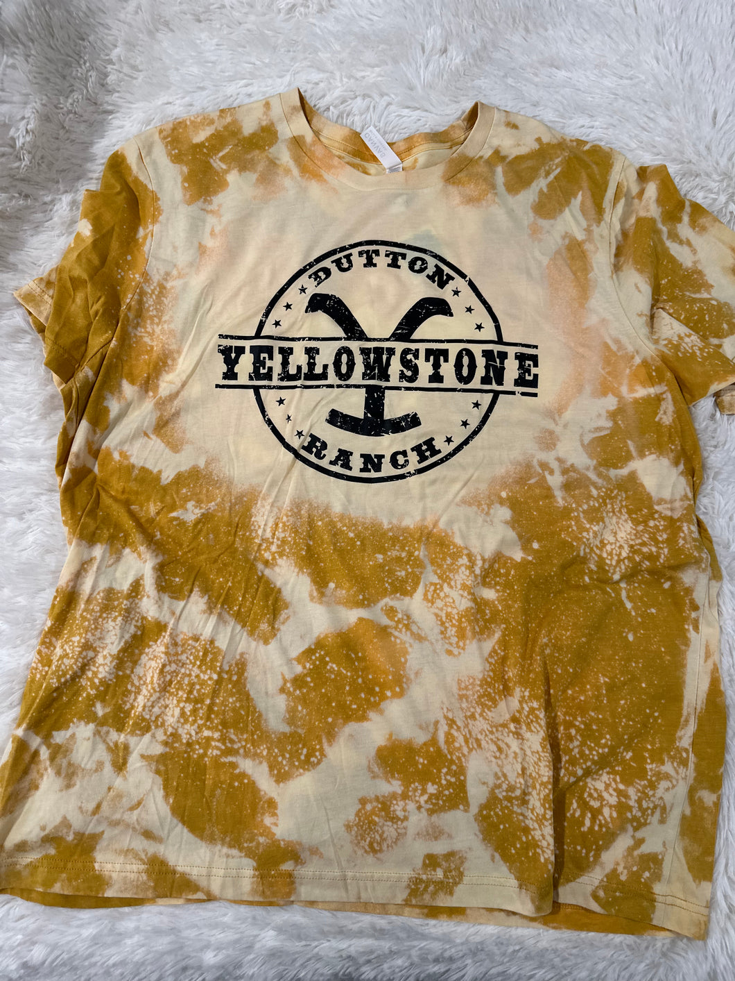 Yellowstone Bleached T-Shirt - 2XL