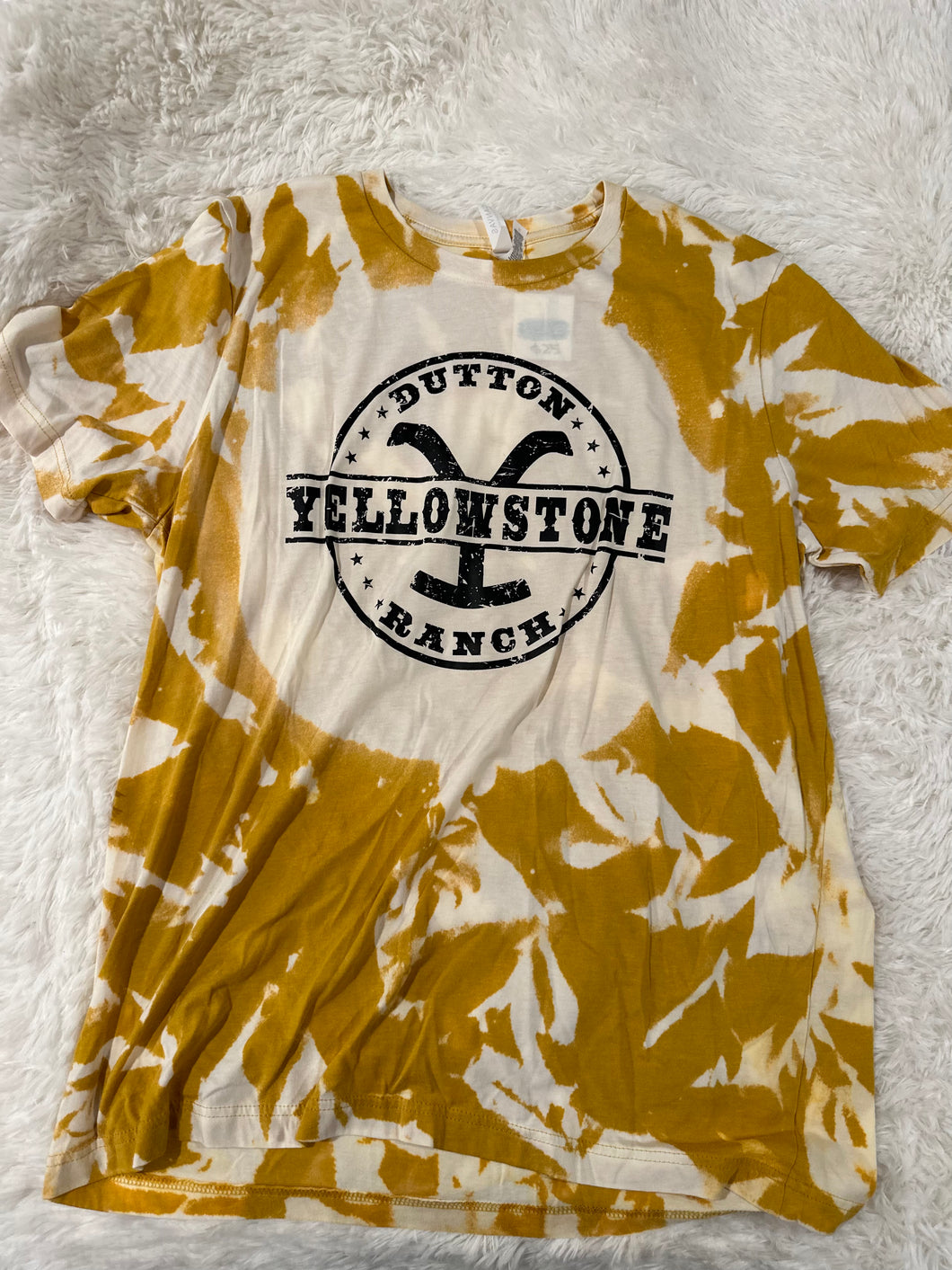 Yellowstone Bleached T-Shirt - XL