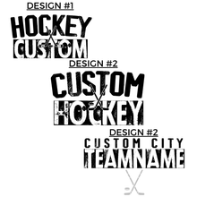 Load image into Gallery viewer, custom hockey crewneck/hoodie Youth &amp; Adult
