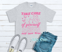 Load image into Gallery viewer, take care of yourself tee
