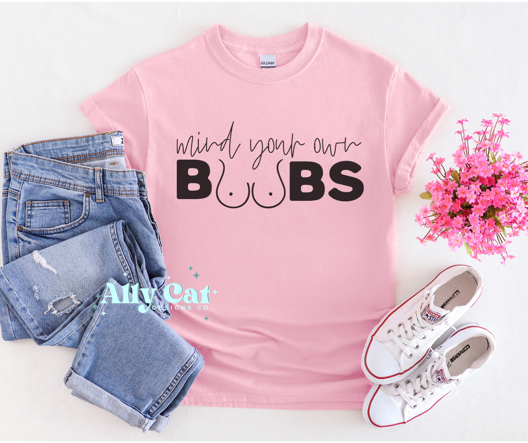 Mind your own boobs