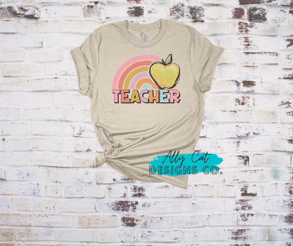 Teacher Rainbow T-Shirt